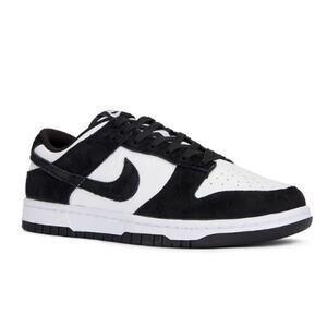 Nike Dunk Low Sneaker in White, Black, & White Used Size 8 Mens 6.5 Womens